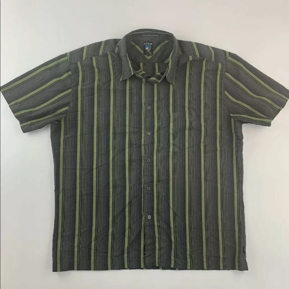 KUHL TuffleX Button Down Outdoor Shirt XXL Gray
